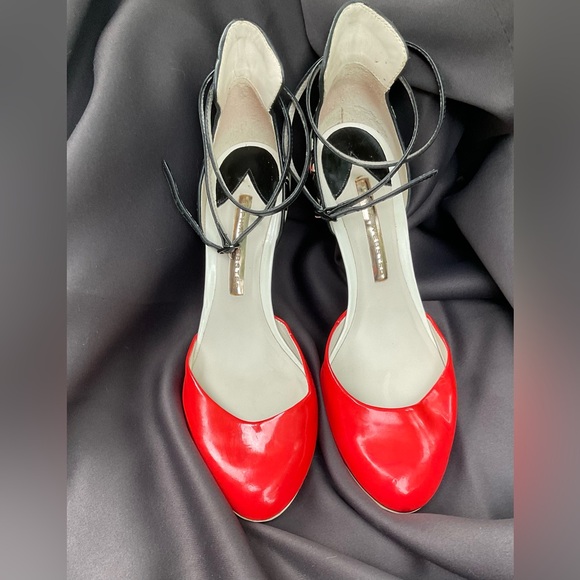 Sophia Webster Houndstooth Heel- red, black & white. Size 38. EUC - Picture 4 of 15